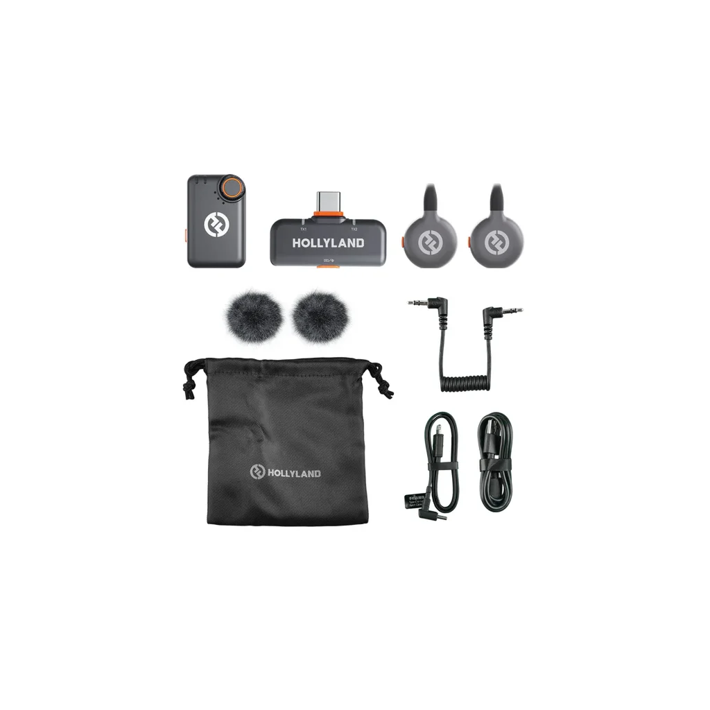 Hollyland LARK M2s Wireless Lavalier Microphone Combo