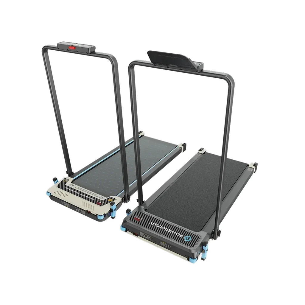 Powerology 2-In-1 Foldable Treadmill With Massage Pad