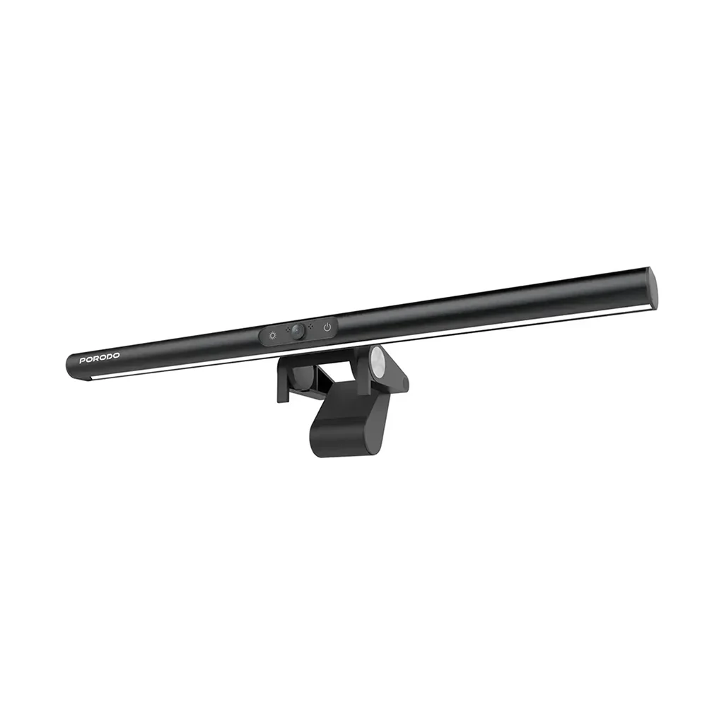 Porodo LumaView Full HD Webcam & Desk Light with Eye-Care LED Technology