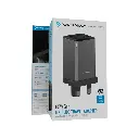 Powerology 65W GaN UK Plug Travel Adapter