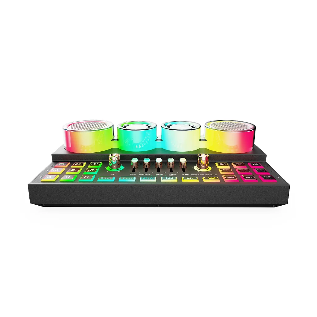 Porodo Soundtec Audiolink Multi-Platform Audio Mixer and Speaker