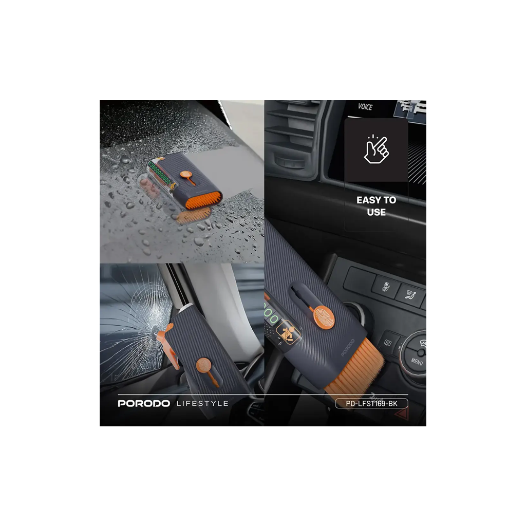 Porodo Lifestyle Vehicle Emergency Safety Kit