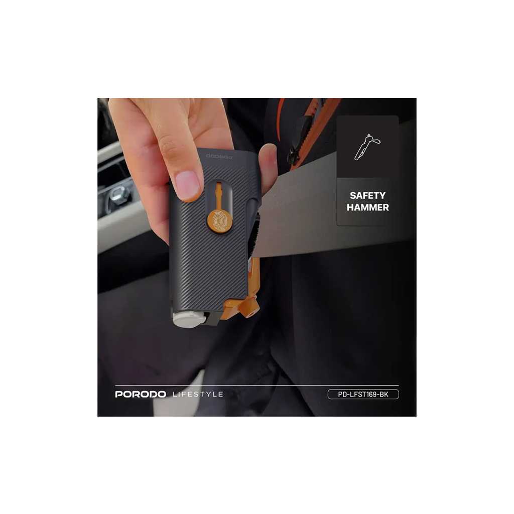 Porodo Lifestyle Vehicle Emergency Safety Kit