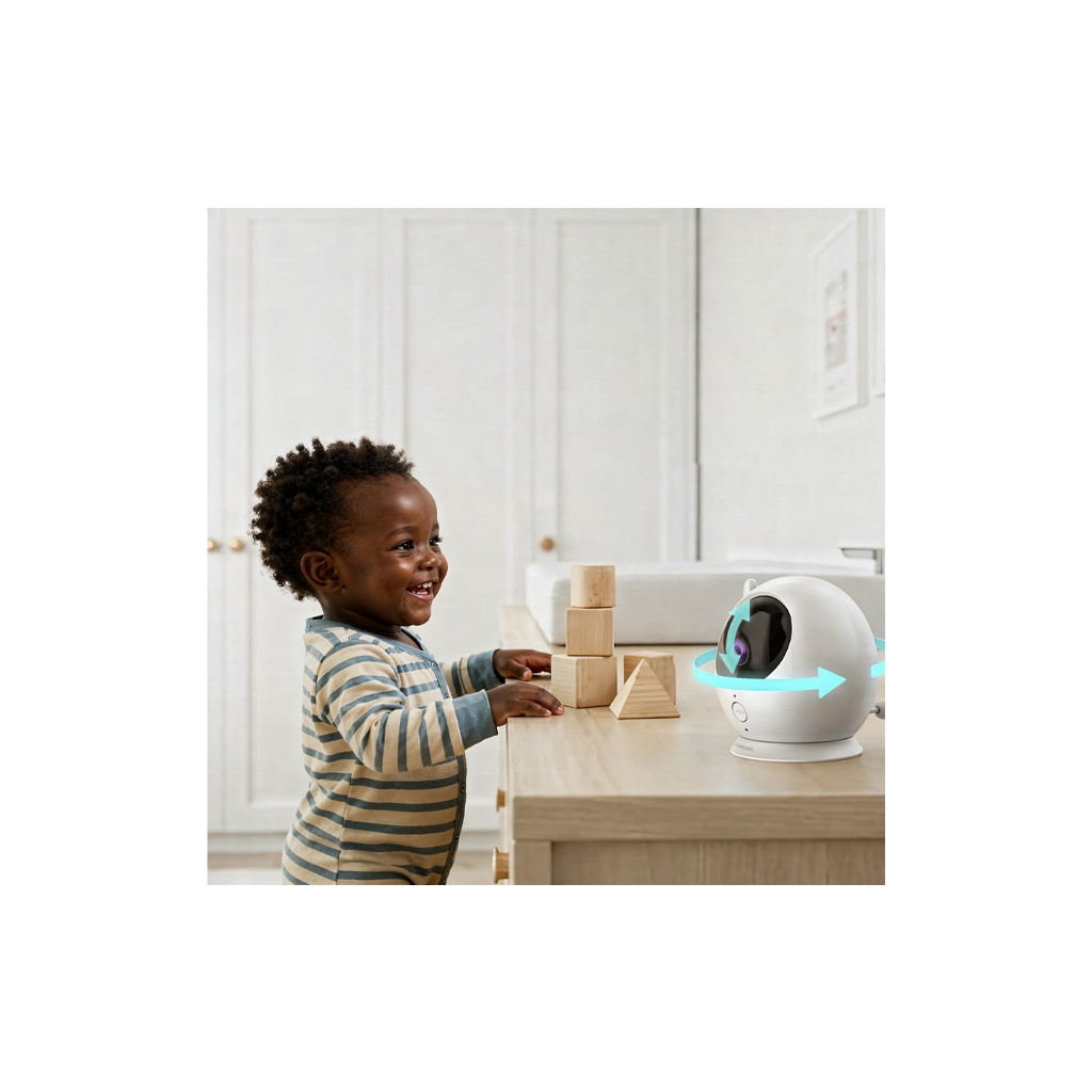 Porodo Lifestyle Lumi Baby Smart Monitor with Camera and Display Screen