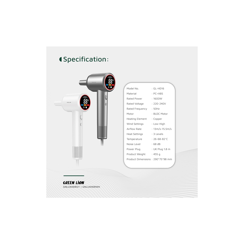 Green Lion LUXAIR Hair Dryer