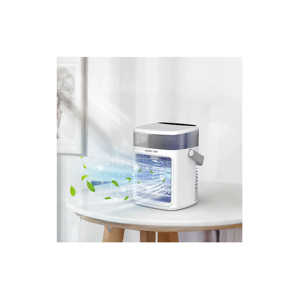 Green Lion Rechargeable Air Cooler Fan with 400mL Water Tank