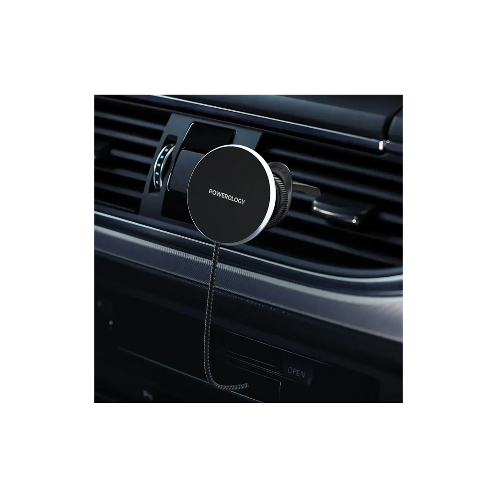 Powerology Airwave Magnetic Wireless Car Charger