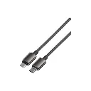 Powerology Zinco 60W USB-C to USB-C charging cable Dark Gray 3.webp