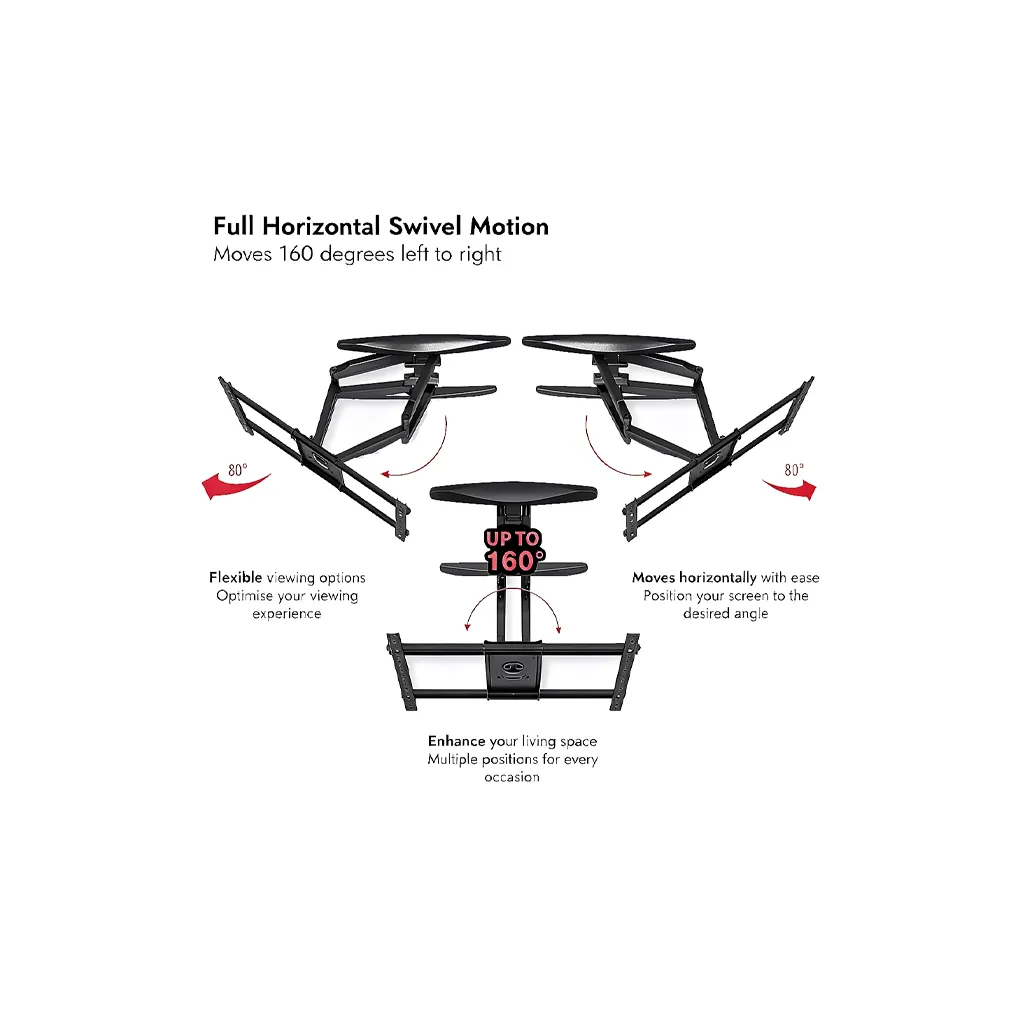Full Motion Swivel & Tilt TV Mount 3.webp