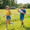 Porodo Captain Splash Electric Suction Power Water Gun white color 2.webp