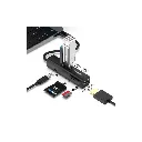 Porodo 7-In-1 Multi-Port USB Hub with 5Gbps Transfer Speed - Black 2.webp