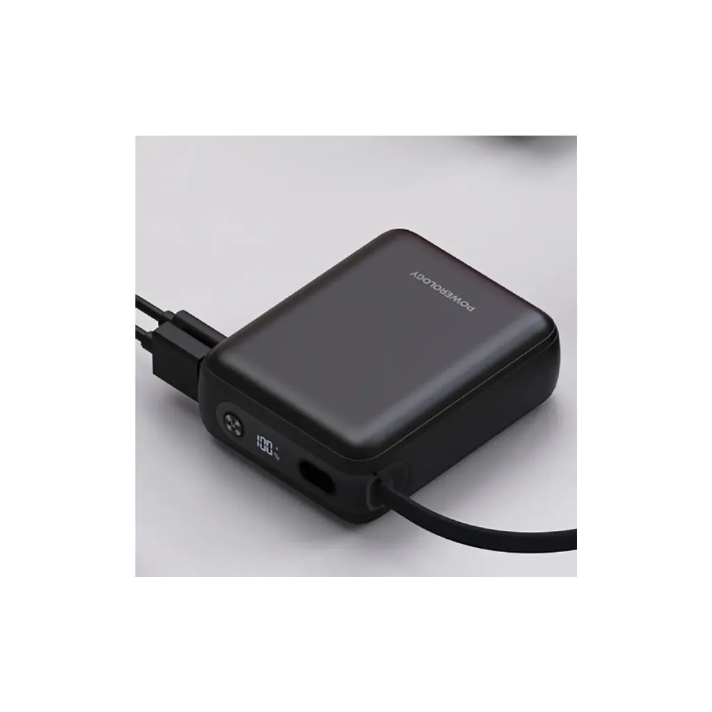 Powerology Montreal 10000mAh Power Bank black color 3.webp