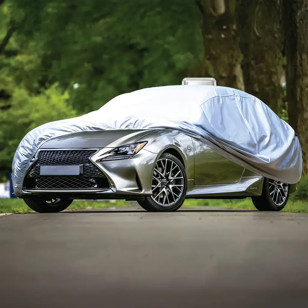 Green Lion Solar Auto Car Cover - Grey 2.webp
