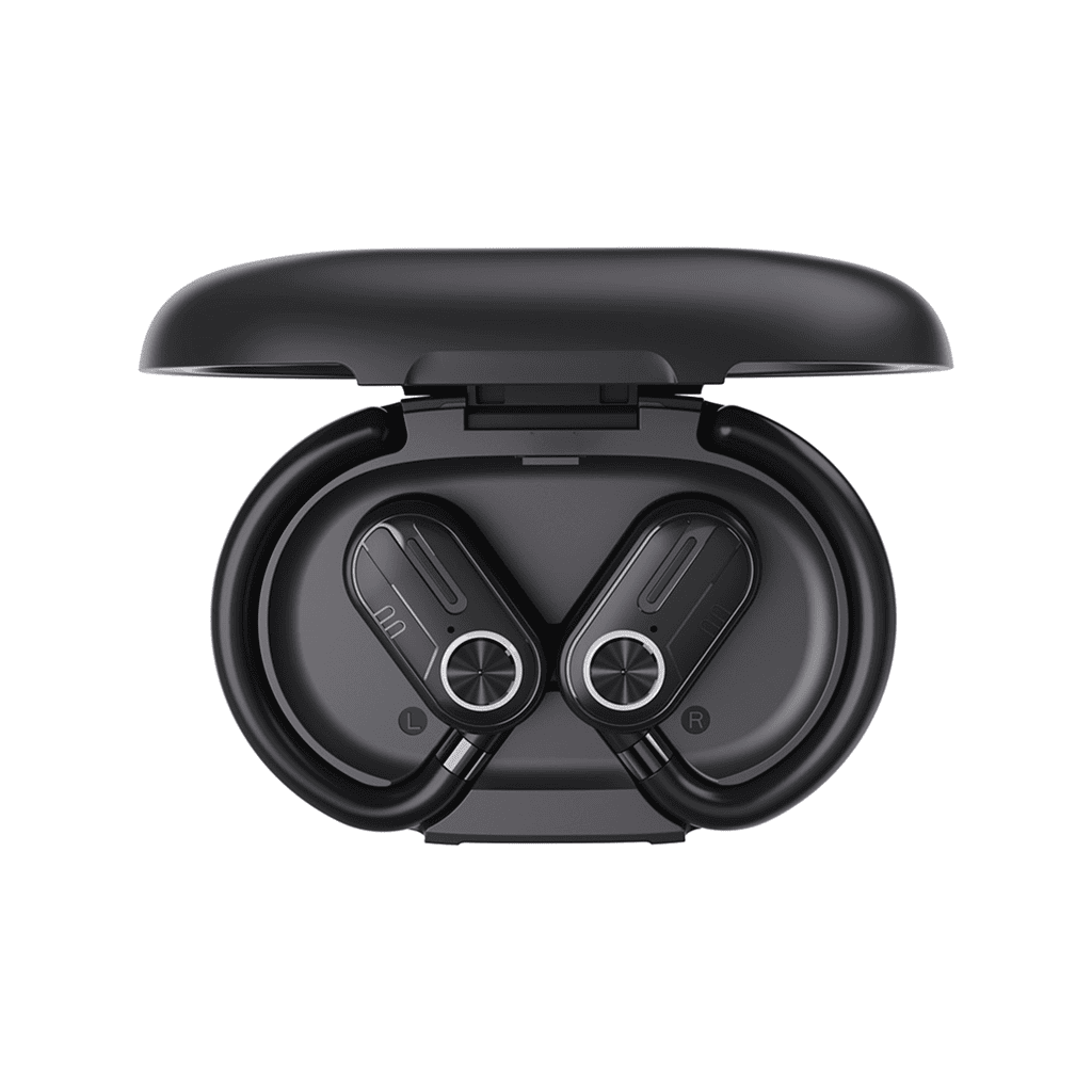 Powerology ENC TWS Air Conduction Earbuds and Charging Case with Display