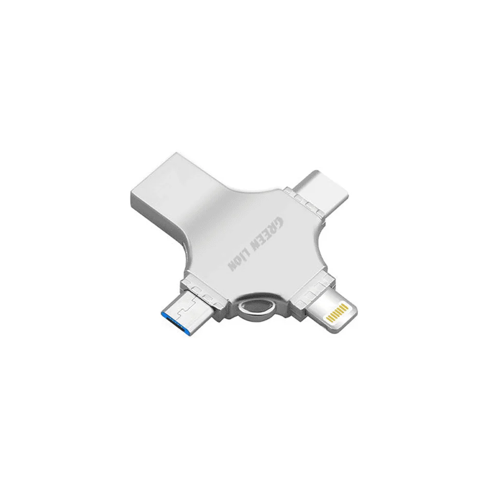 Green Lion 4 in 1 USB Flash Drive (256GB)