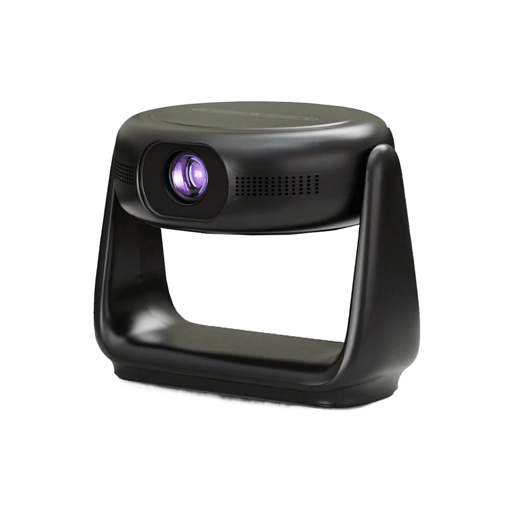 Powerology 300 Ansi Lumens Full HD Portable Projector with Built-in Battery and LCD light