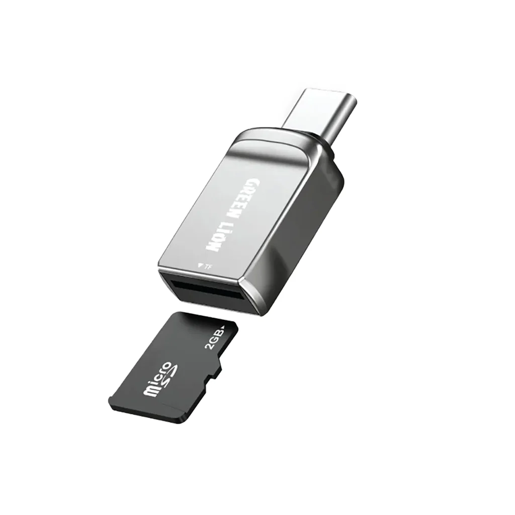 Green Lion SD Card Reader USB-C to Micro SD