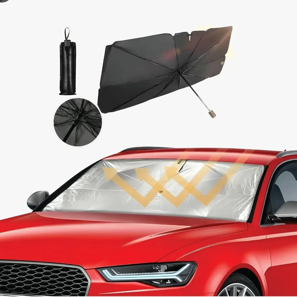 Green lion Car Windshield Umbrella