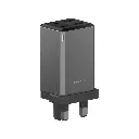 Powerology 65W GaN UK Plug Travel Adapter