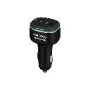 Powerology 140W Triple-Port High-Power Car Charger with USB-C Cable
