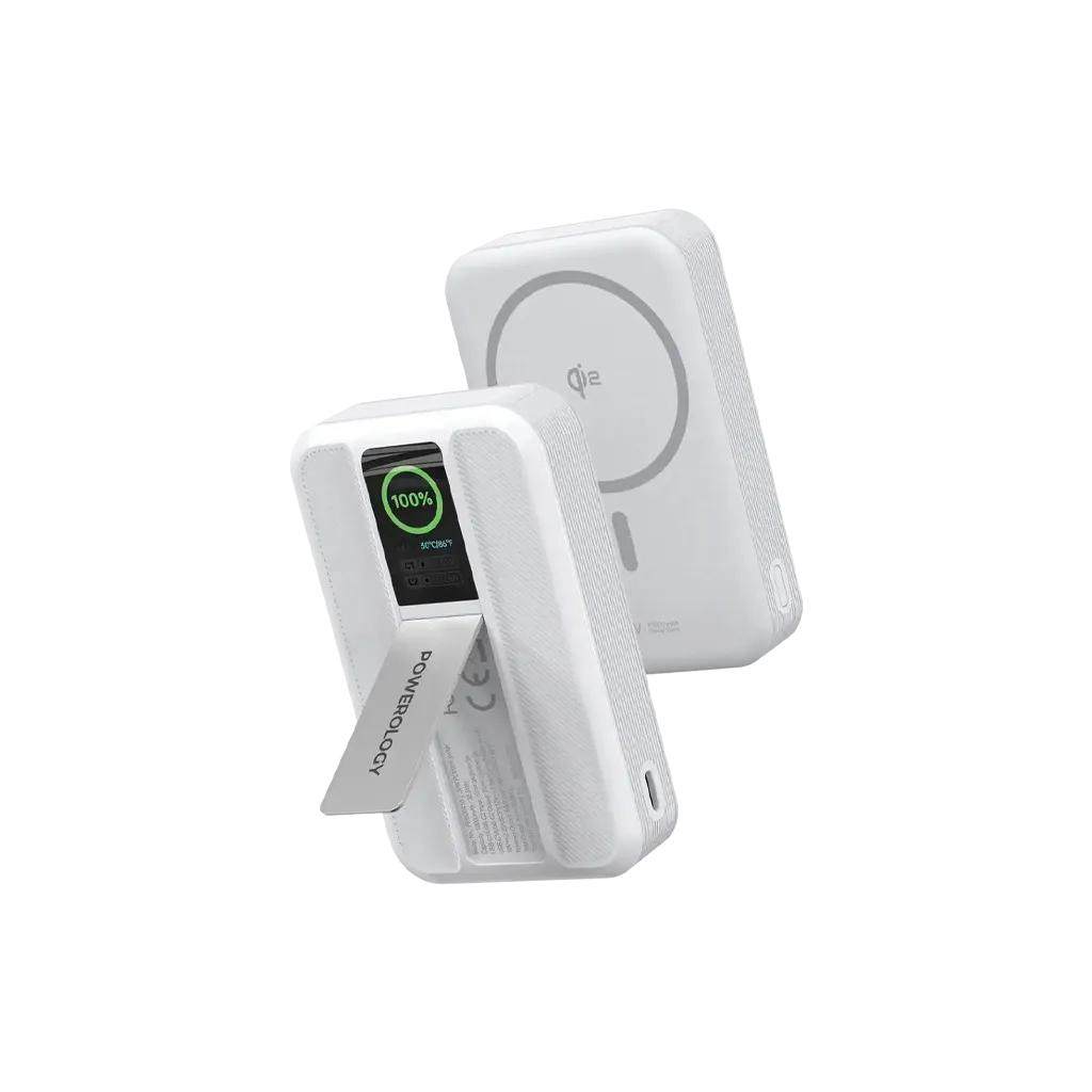 Powerology Vision 10000mAh MagSafe Qi2 Power Bank