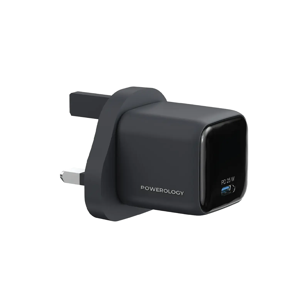 Powerology Mini GaN Volt-X 25W Wall Charger 