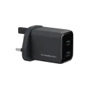 Powerology Volt-X 45W Dual-Port GaN Wall Charger