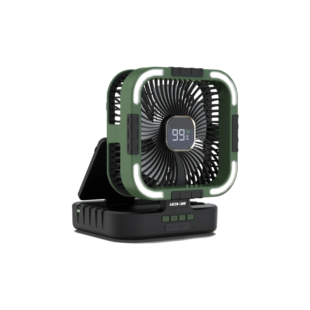 Green Lion 3-in-1 Solar Fan