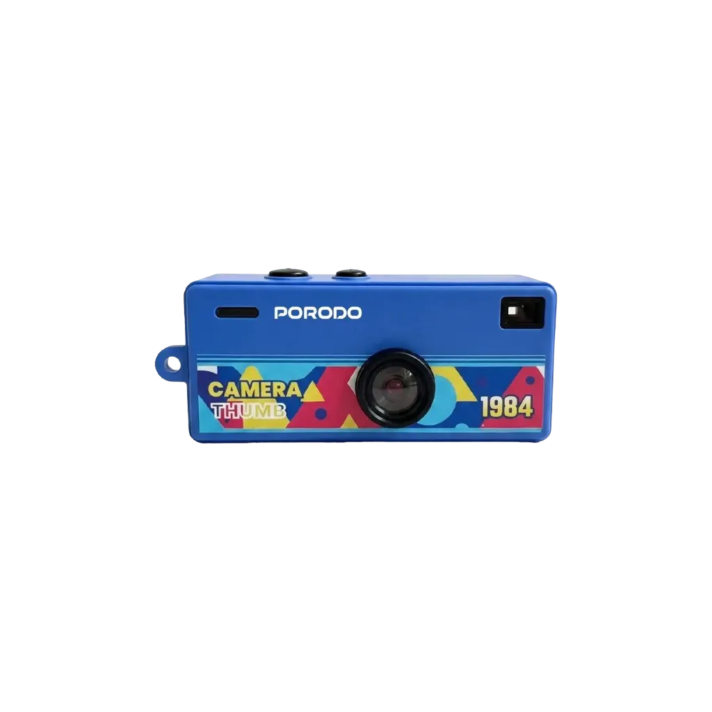 Porodo Lifestyle Memo II Thumb-Sized Digital Camera with TF Card Support (Blue)