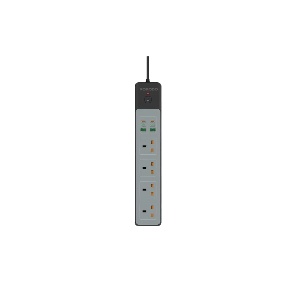 Porodo 4AC 65W 3000W Power Strip