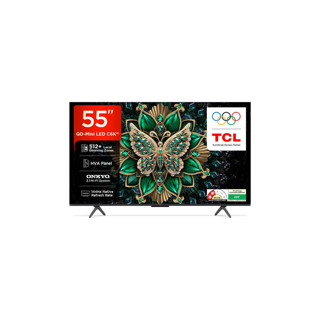 [55C6K] TCL 55" C6K 4K QD-Mini LED Google TV